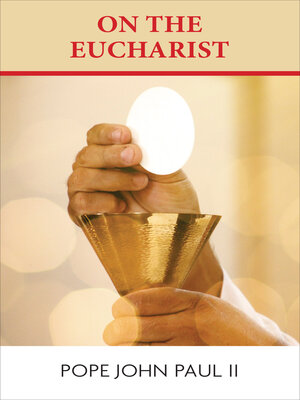 cover image of On the Eucharist